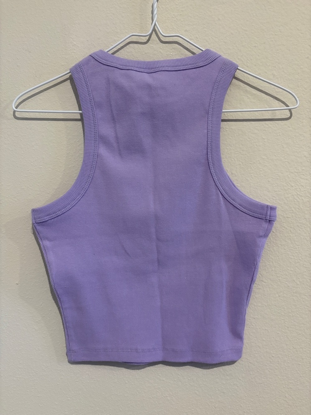 ✨⭐️Lavender "Main Character" Ribbed Tank ✨⭐️🌟 - Picture 4 of 4